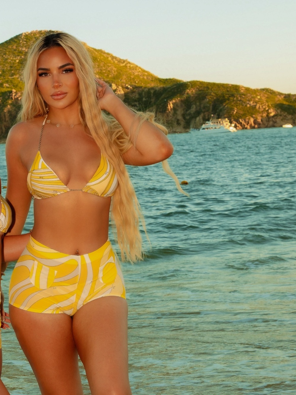 Pucci yellow bikini 3 piece - Picture 1 of 4